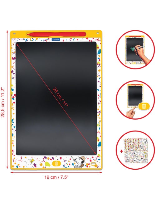 Snoopy 11'' tavoletta Eink multicolore per l'apprendimento del disegno con stencil - Kiabi Snoopy 11'' tavoletta Eink multicolore per l'apprendimento del disegno con stencil - Kiabi