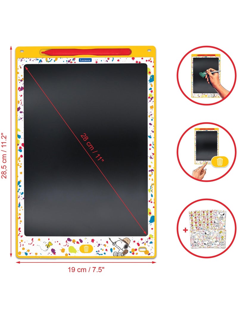 Snoopy 11'' tavoletta Eink multicolore per l'apprendimento del disegno con stencil N/D - Kiabi