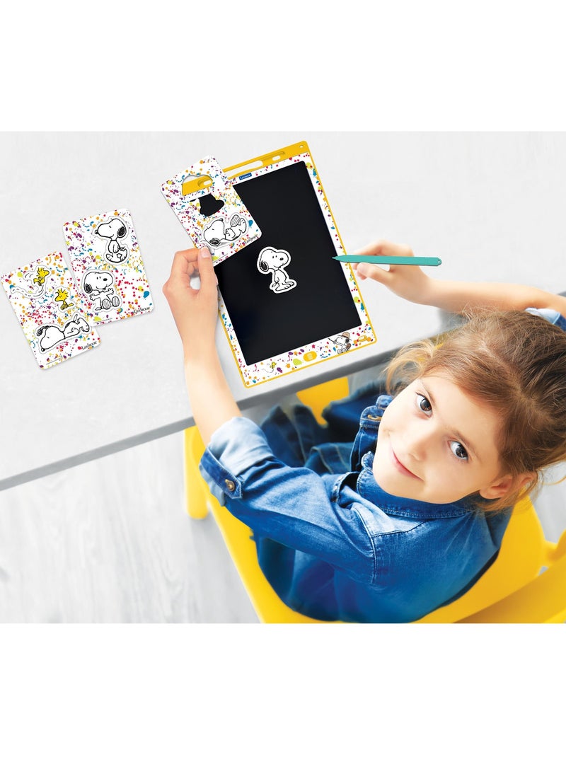 Snoopy 11'' tavoletta Eink multicolore per l'apprendimento del disegno con stencil N/D - Kiabi