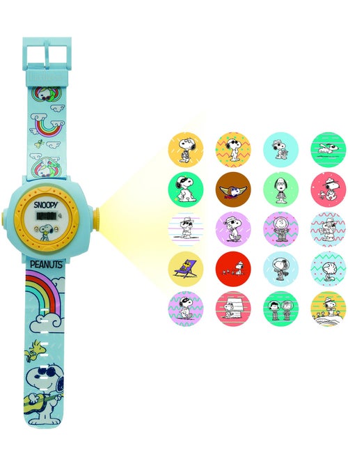 Snoopy Orologio digitale a proiezione con 20 immagini da proiettare - Kiabi Snoopy Orologio digitale a proiezione con 20 immagini da proiettare - Kiabi