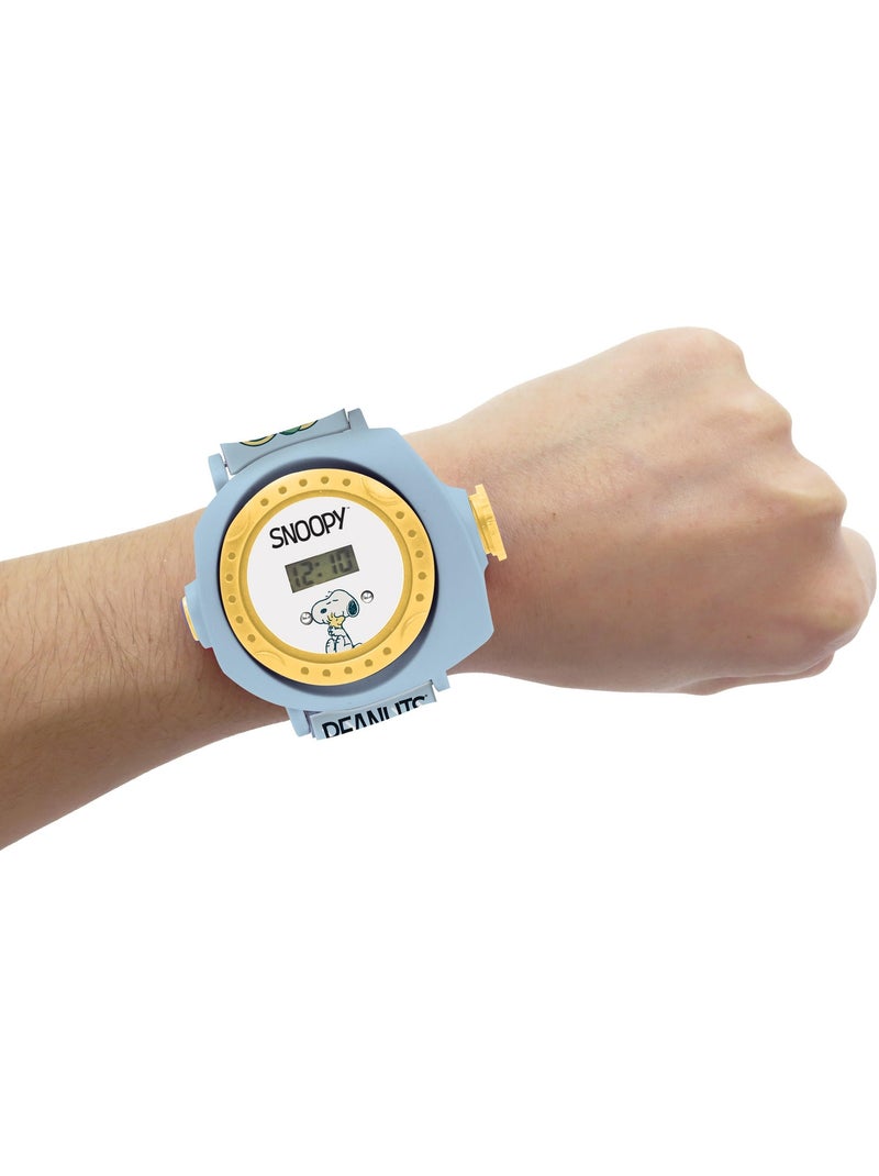 Snoopy Orologio digitale a proiezione con 20 immagini da proiettare Blu - Kiabi