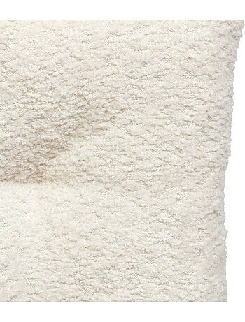Soana bouclette coprisedia avorio bianco 38x38cm