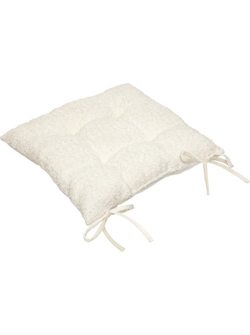 Soana bouclette coprisedia avorio bianco 38x38cm - Kiabi