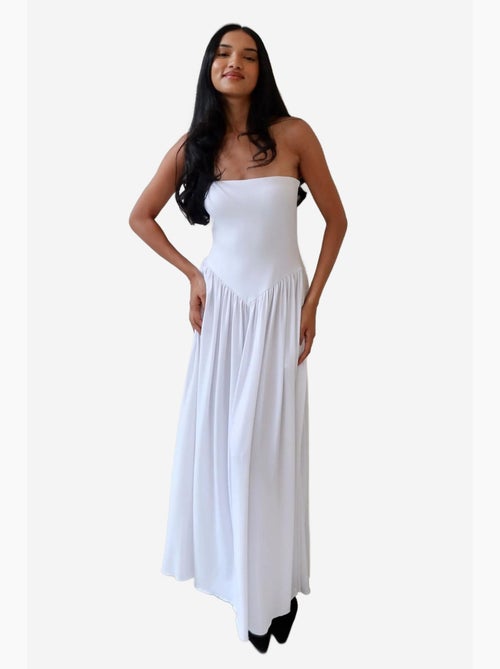Sofie abito maxi aderente senza spalline hiccup - Kiabi Sofie abito maxi aderente senza spalline hiccup - Kiabi