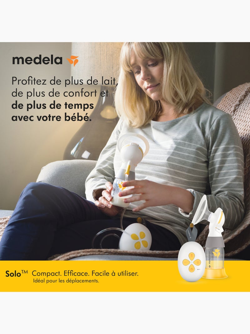 Solo™ - Tiralatte Elettrico Singolo Hands-free 24mm - Compatto, a mani libere, ultra leggero, design Trasparente - Kiabi