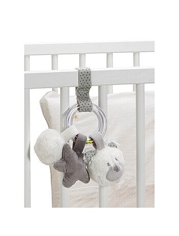 Sonaglio a forma di orso in velluto - SAUTHON