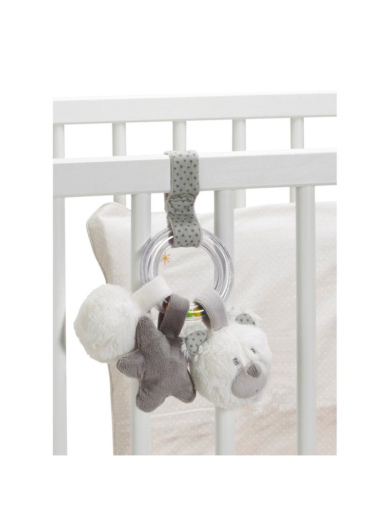 Sonaglio a forma di orso in velluto - SAUTHON Grigio - Kiabi