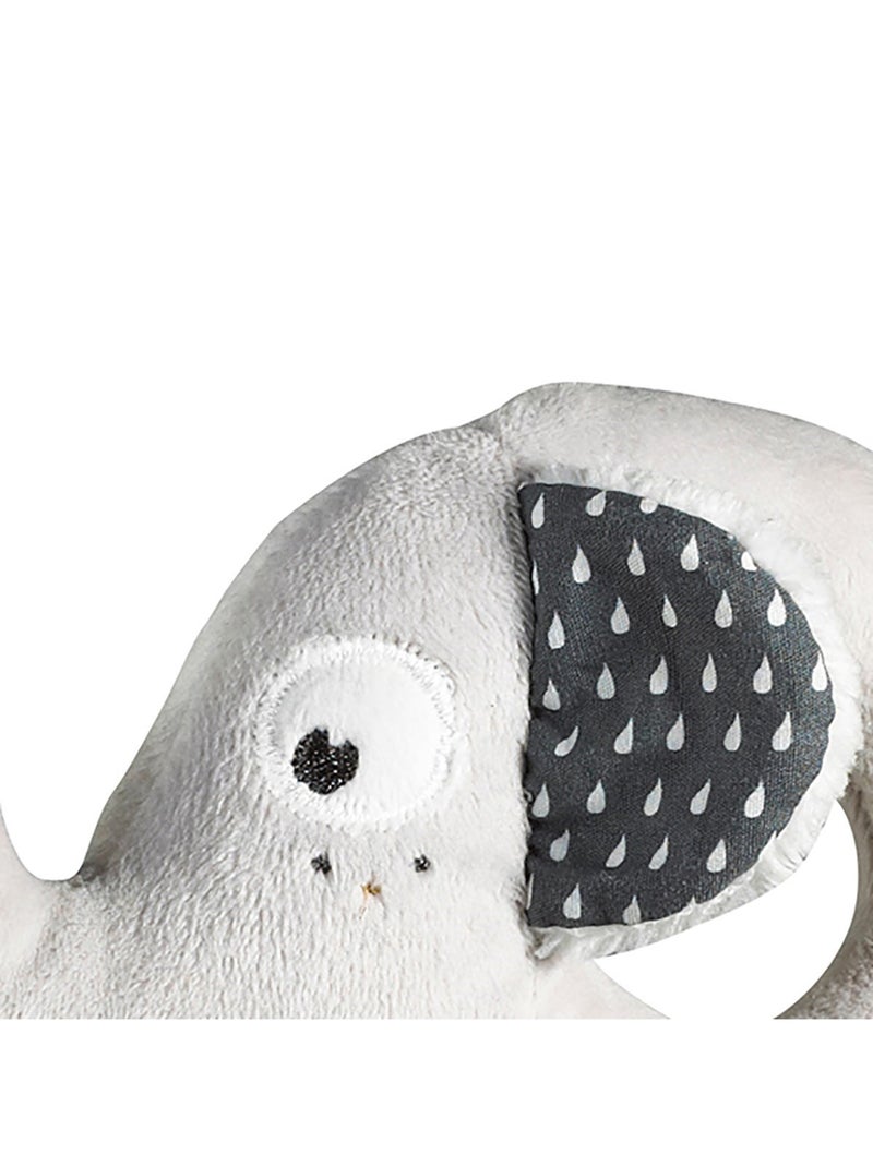 Sonaglio Elefante in velluto - SAUTHON Grigio - Kiabi