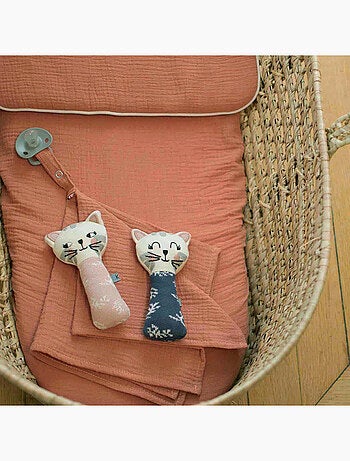 Sonaglio in cotone biologico per neonato - SEVIRA KIDS