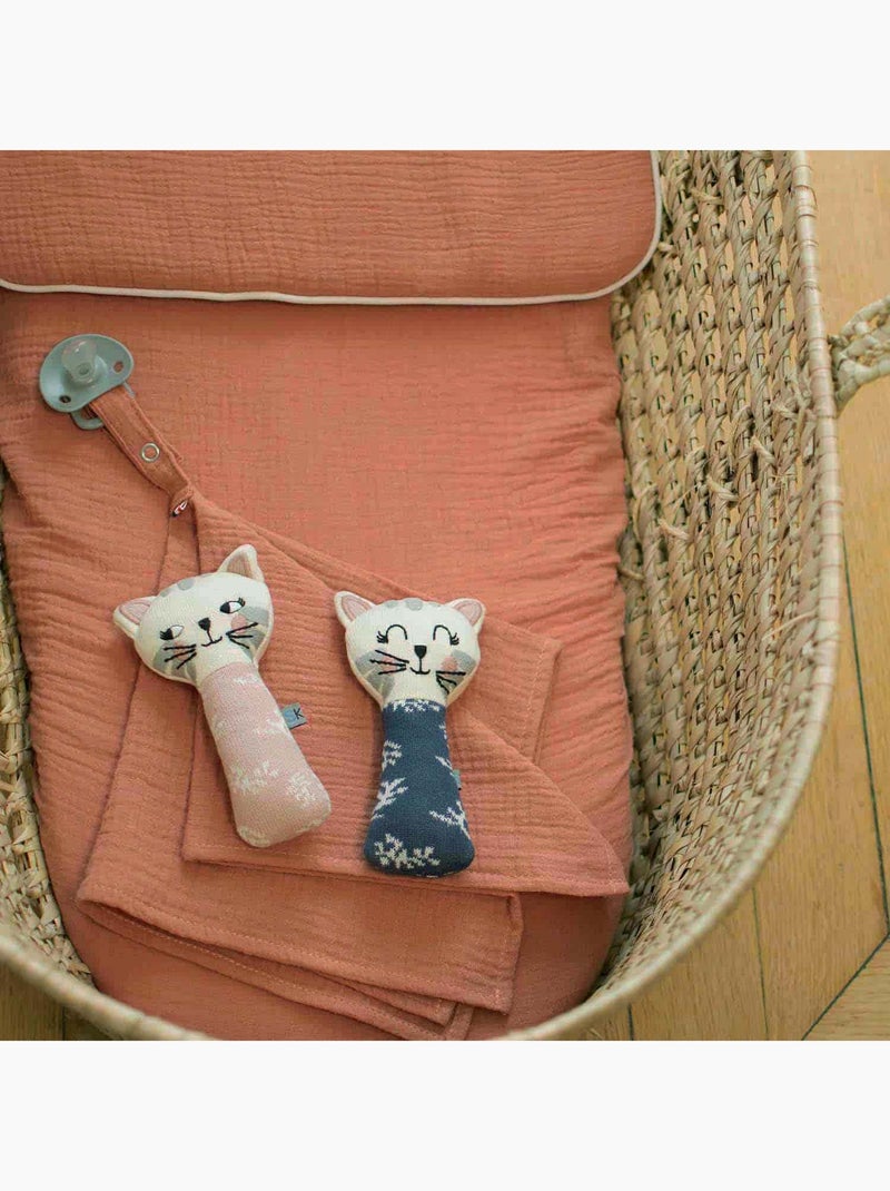 Sonaglio in cotone biologico per neonato | sevira kids | sevira kids Blu - Kiabi