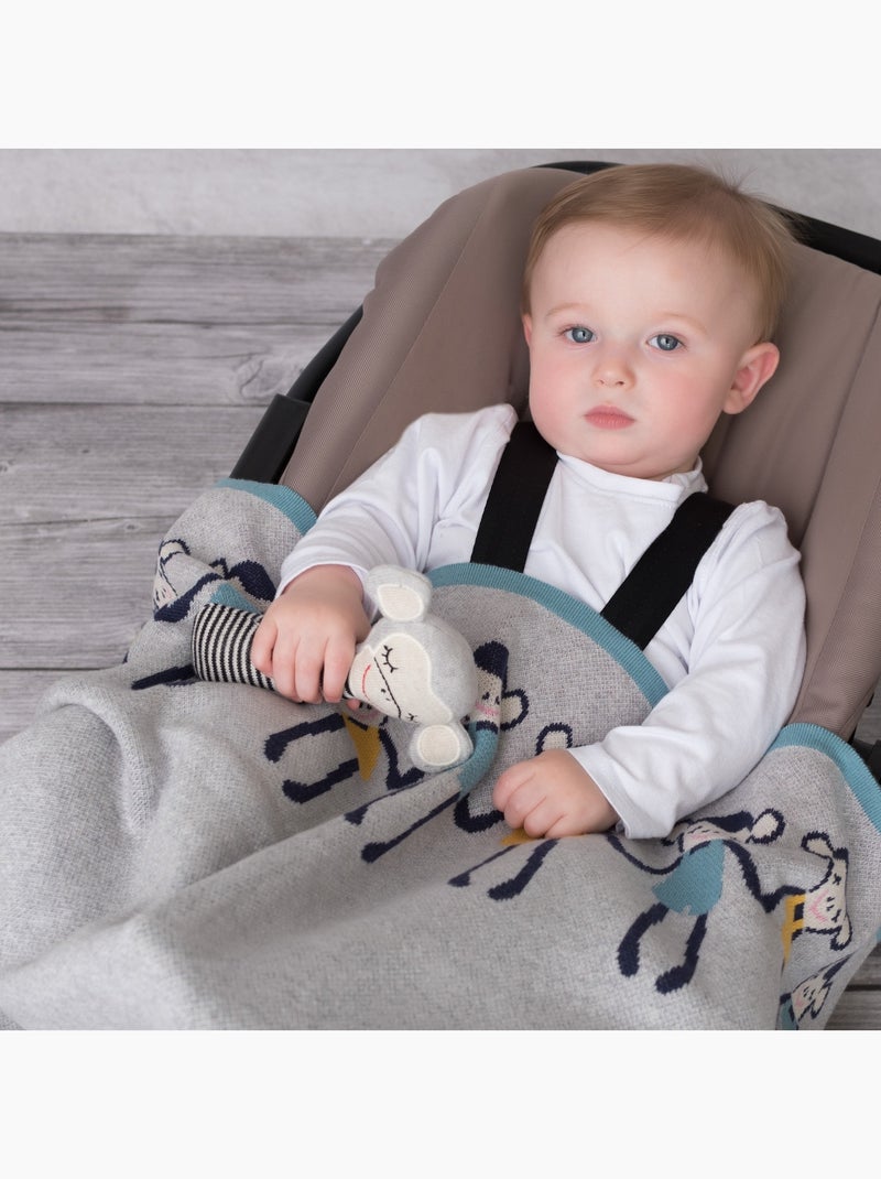 Sonaglio per neonato in cotone biologico | sevira kids | sevira kids Grigio - Kiabi