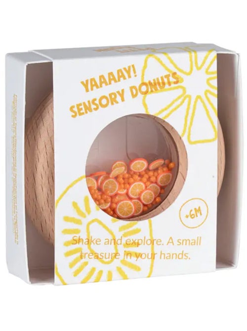 Sonaglio sensoriale donut, frutti | Petit Boum - Kiabi