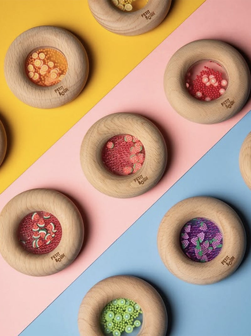 Sonaglio sensoriale donut, frutti | petit boum | petit boum Arancione - Kiabi
