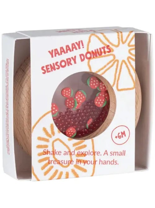 Sonaglio sensoriale donut, frutti | Petit Boum - Kiabi