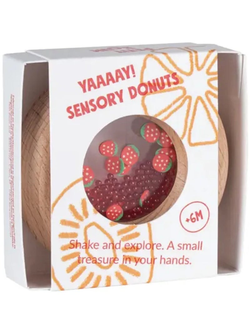Sonaglio sensoriale donut, frutti | Petit Boum Rosso - Kiabi