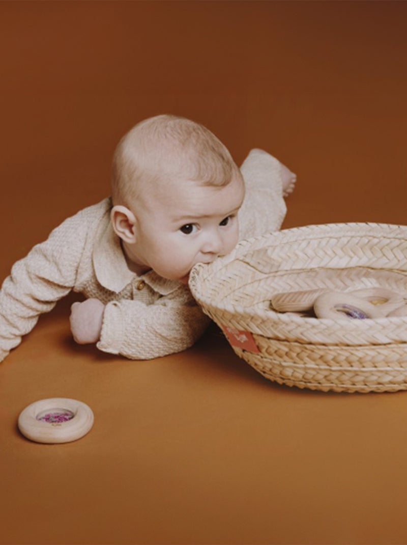 Sonaglio sensoriale donut, frutti | Petit Boum Viola - Kiabi