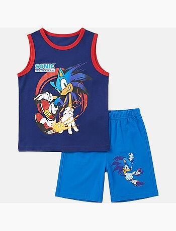 Sonic - Completo bambino canotta e pantaloncini