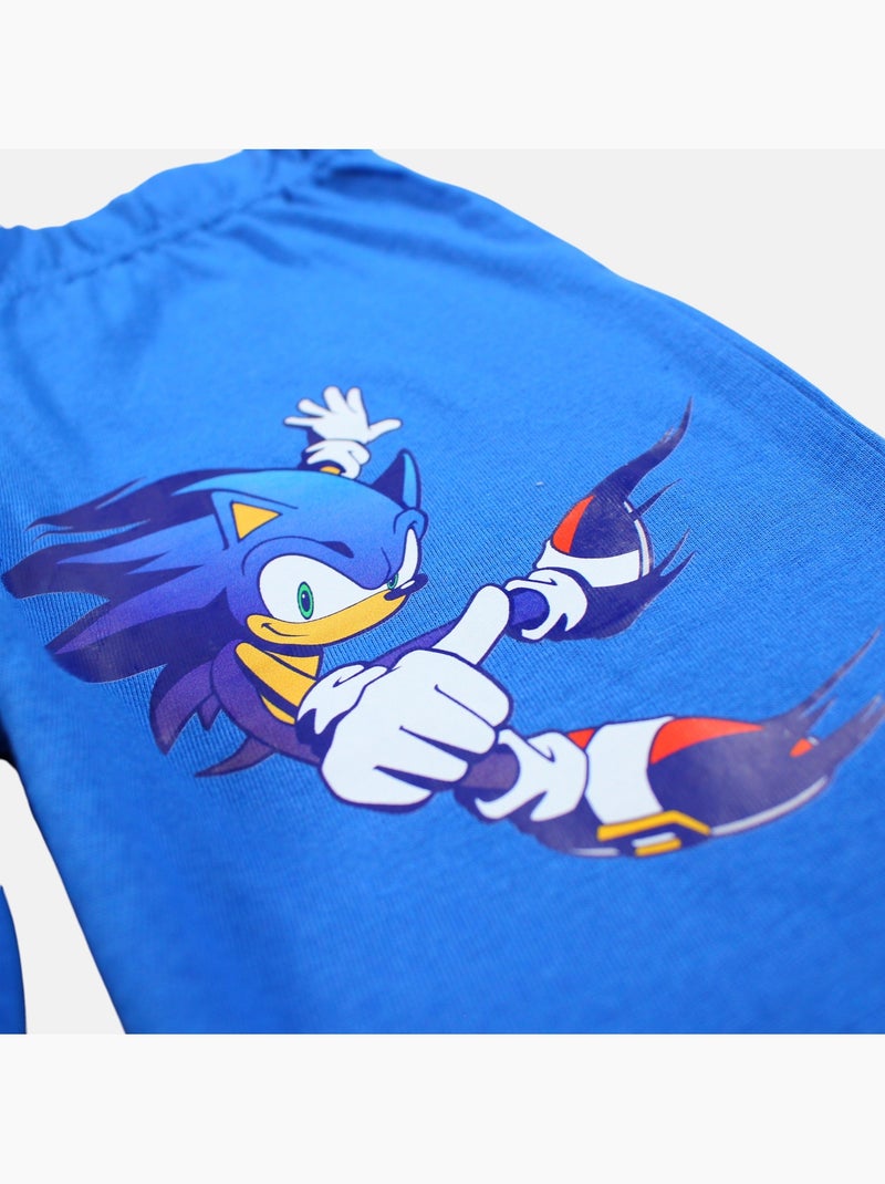 Sonic - Completo bambino canotta e pantaloncini Blu marino - Kiabi