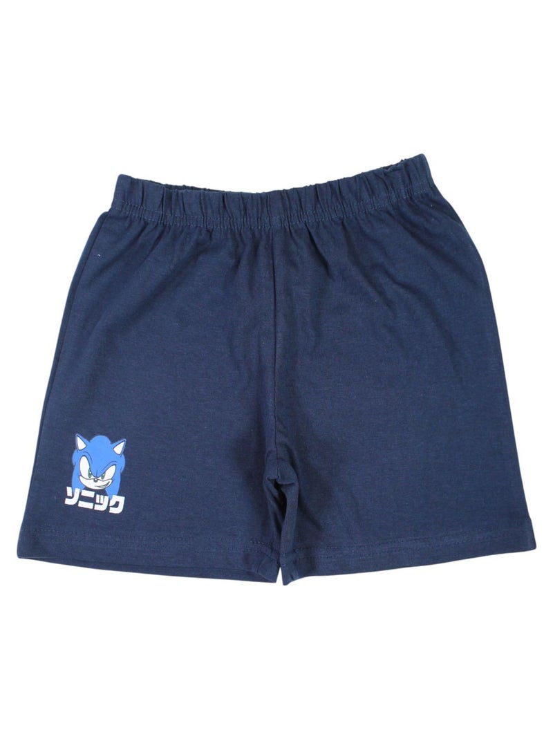 Sonic - Completo maglietta e short bambino Blu - Kiabi