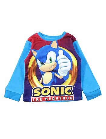 Sonic - Pigiama in pile da bambino