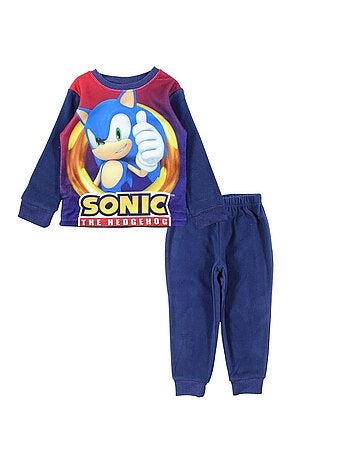 Sonic - Pigiama in pile da bambino