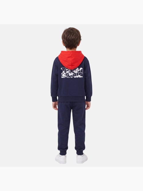 Sonic - set composto da felpa a cappuccio e pantaloni da jogging stampati - Kiabi