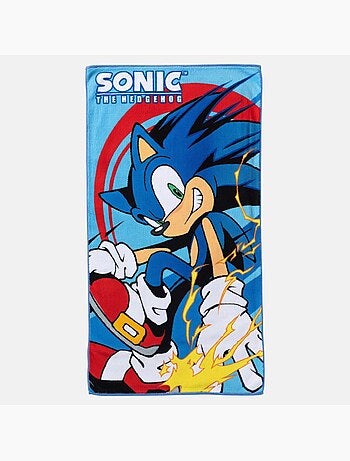 Sonic - Toalha de praia infantil