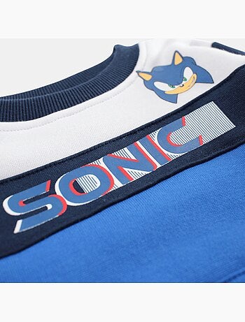 Sonic - Tuta felpa e pantaloni jogging bambino