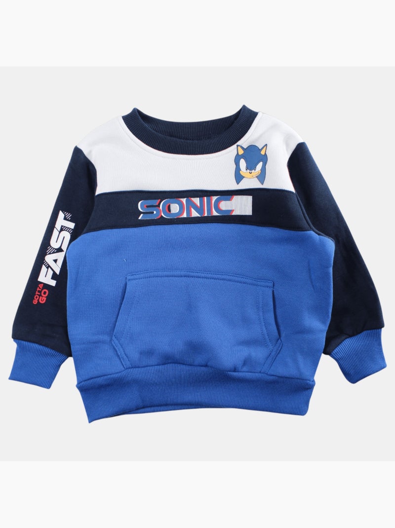 Sonic - Tuta felpa e pantaloni jogging bambino Blu marino - Kiabi
