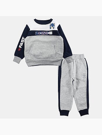 Sonic - Tuta felpa e pantaloni jogging bambino