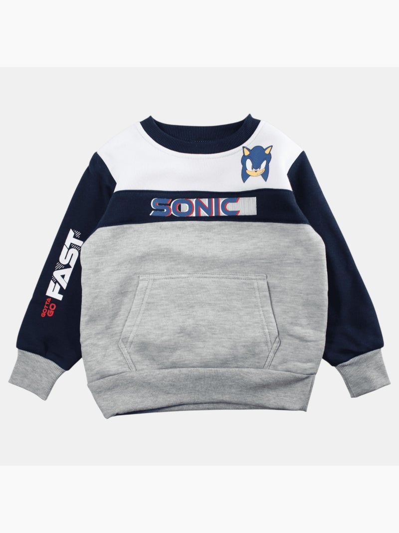 Sonic - Tuta felpa e pantaloni jogging bambino Grigio - Kiabi