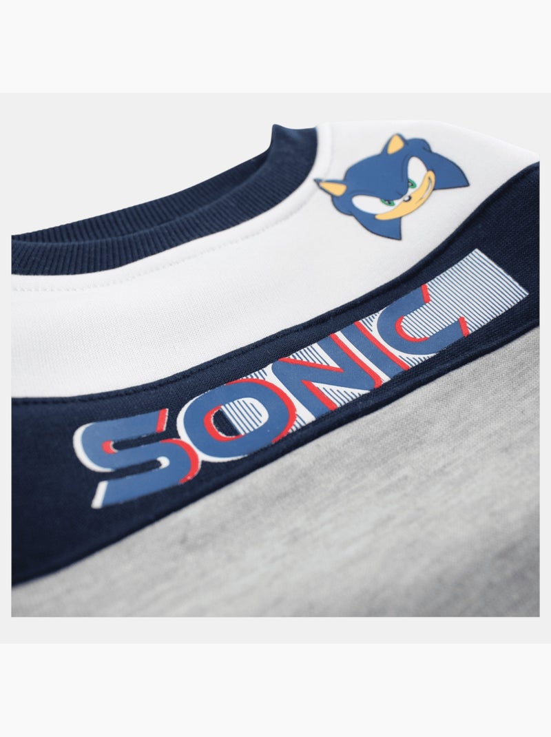 Sonic - Tuta felpa e pantaloni jogging bambino Grigio - Kiabi