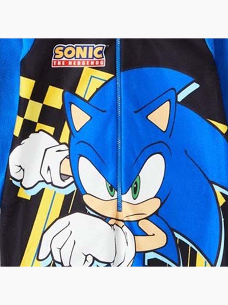 Sonic - Tuta in pile Blu marino - Kiabi