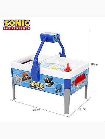 Sonic mini cabinato di air hockey di dimensioni 15x20x18 cm