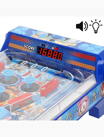 Sonic tavolo arcade pinball con luci e suoni