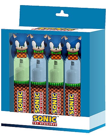 Sonic The Hedgehog Mix Confezione da 4 Evidenziatori, Multicolore