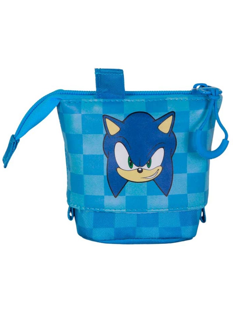 Sonic The Hedgehog Sight Astuccio Cute + 2 Penne Gel Cancellabili, Blu Blu - Kiabi