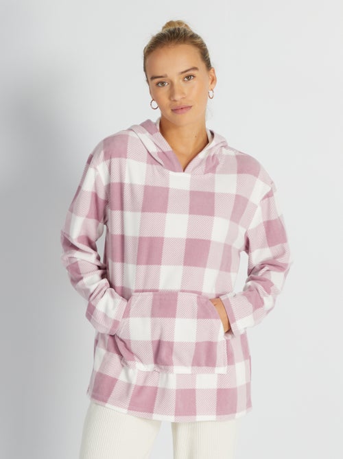 Sopra del pigiama in flanella - Kiabi