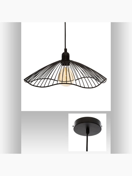 Sospensione a filo galt in metallo nero d34cm - Kiabi Sospensione a filo galt in metallo nero d34cm - Kiabi