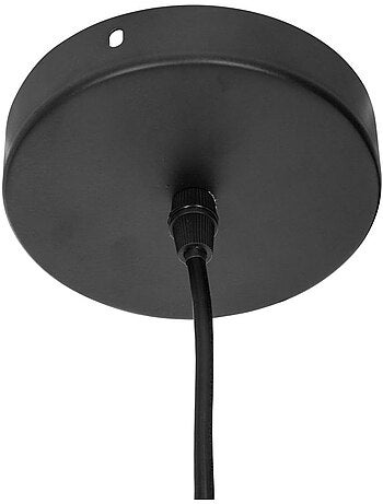 Sospensione a filo ida in metallo nero d19cm