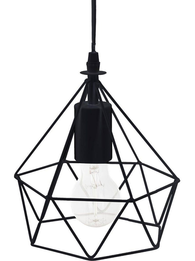 Sospensione a filo ida in metallo nero d19cm Nero - Kiabi