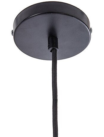 Sospensione a filo suwa in metallo nero d35cm
