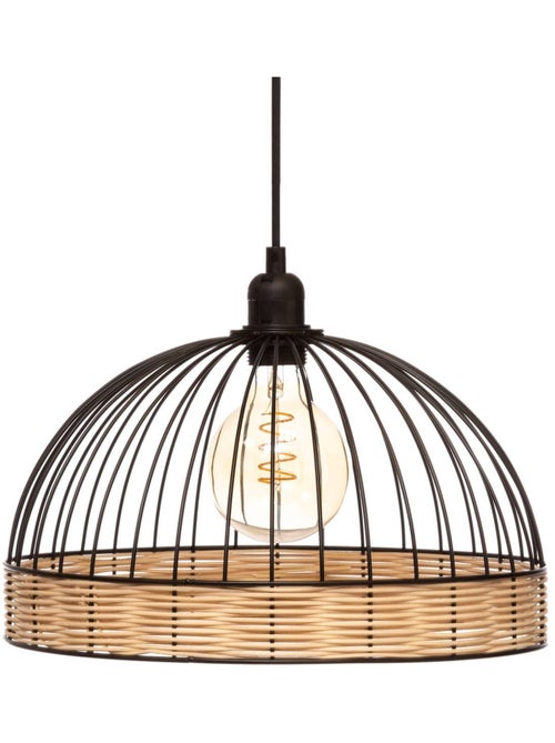Sospensione a filo suwa in metallo nero d35cm - Kiabi