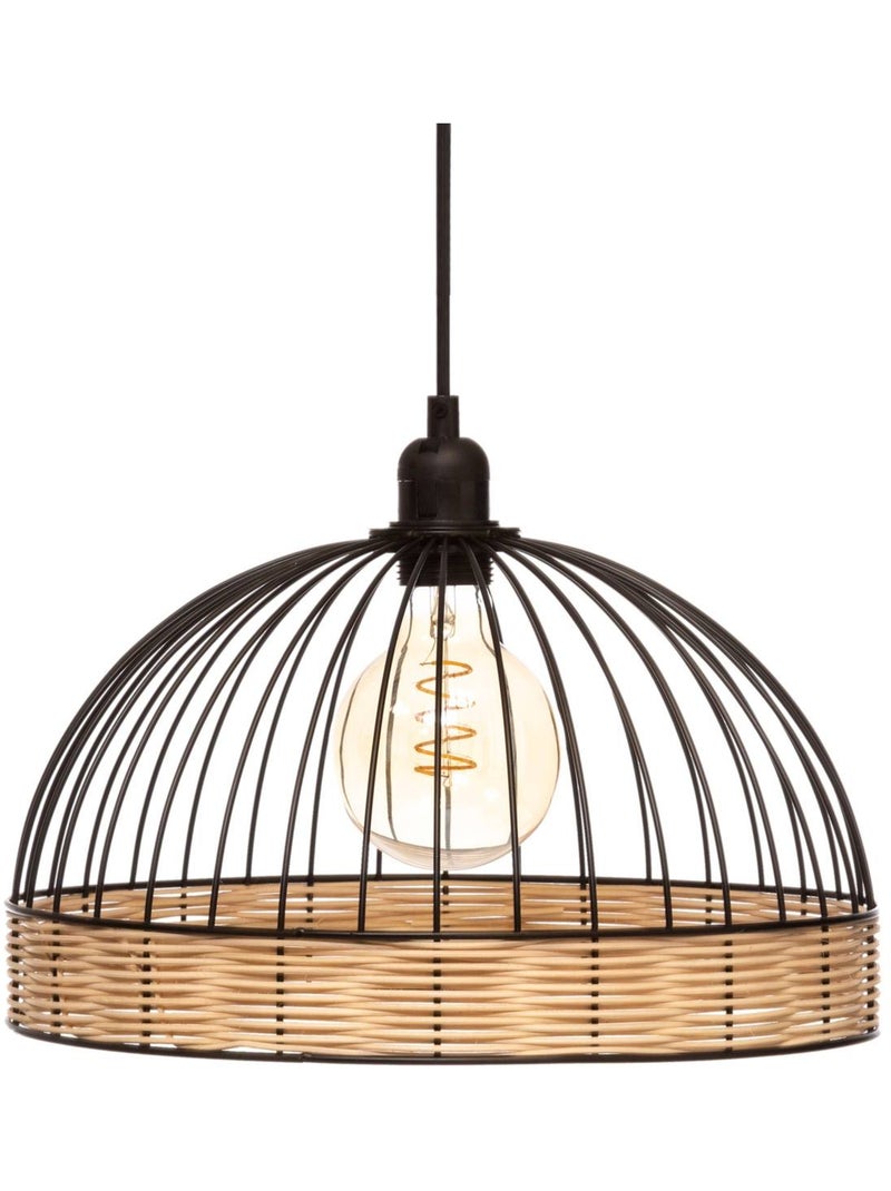Sospensione a filo suwa in metallo nero d35cm Nero - Kiabi