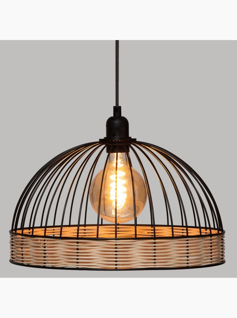 Sospensione a filo suwa in metallo nero d35cm Nero - Kiabi