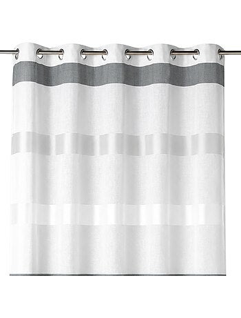 Sottocortina a righe orizzontali dal design sobrio