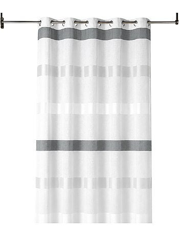 Sottocortina a righe orizzontali dal design sobrio