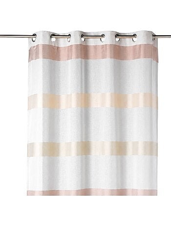 Sottocortina a righe orizzontali dal design sobrio