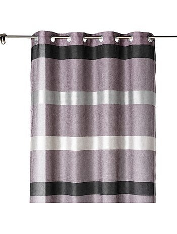 Sottocortina a righe orizzontali dal design sobrio