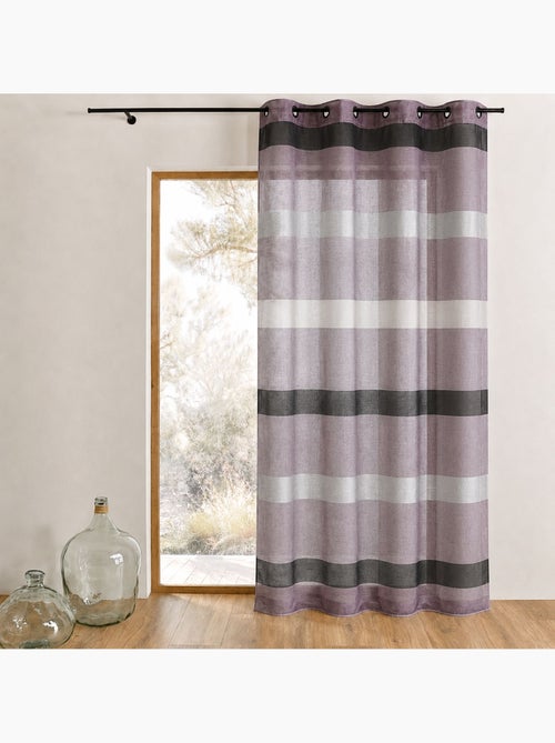 Sottocortina a righe orizzontali dal design sobrio - Kiabi
